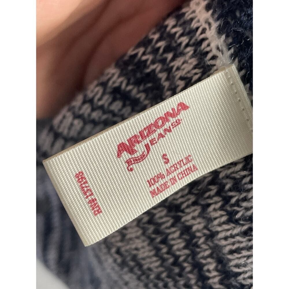 Arizona Jean Co Womens Southwestern Fringe Cardigan Sweater Small Gray Aztec - Thumbnail 8