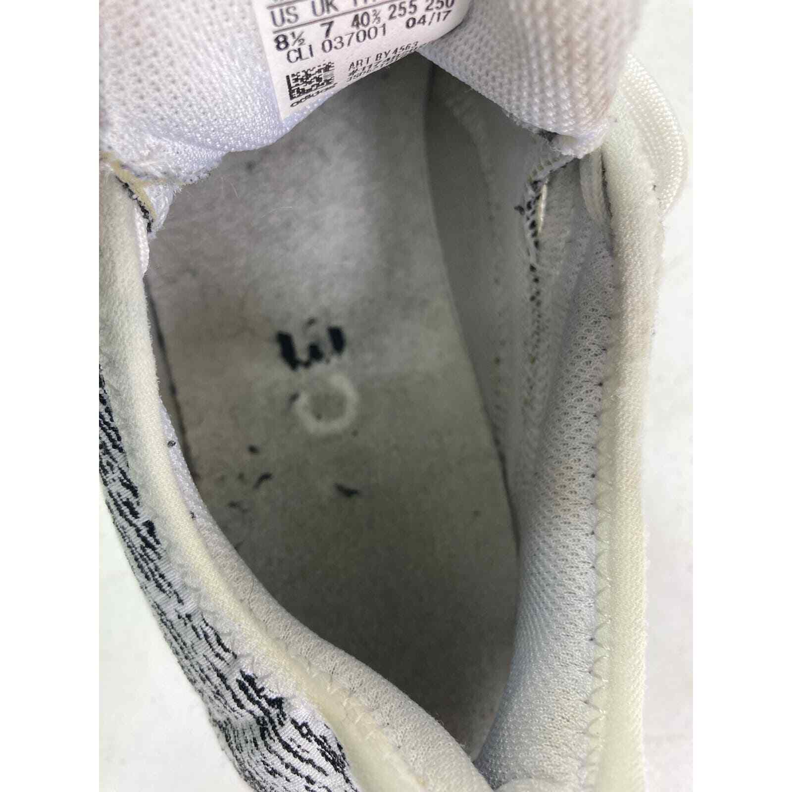 Adidas Edge Lux Bounce Womens Running Shoes White Gray Knit Sneakers Size 8.5 - Thumbnail 10