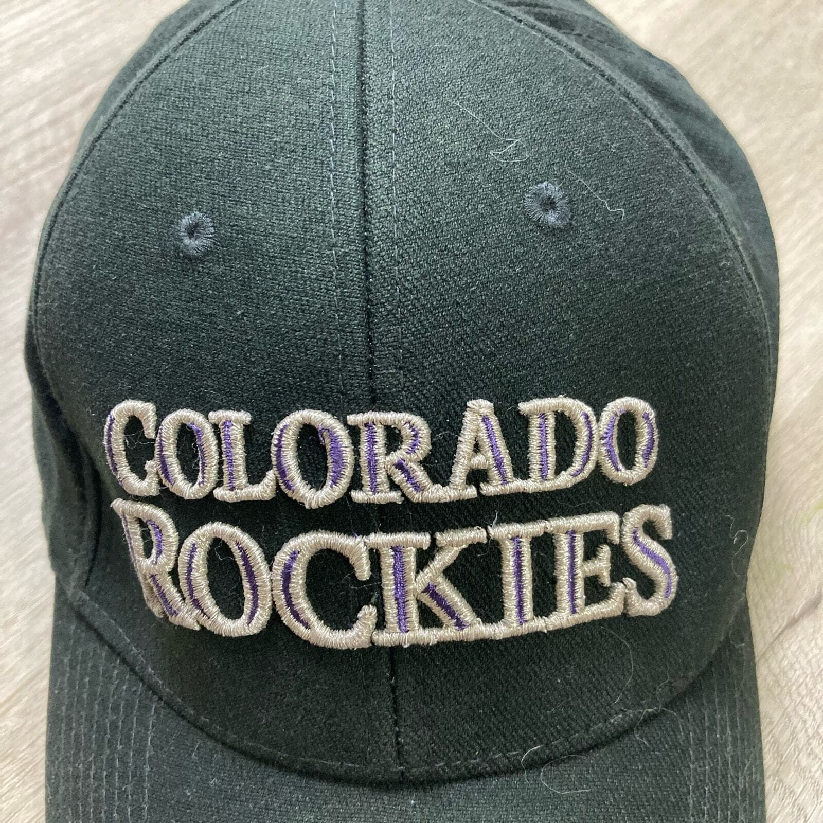 Vintage Colorado Rockies Snapback Hat Cap Nike MLB Black Unisex Adult - Thumbnail 4