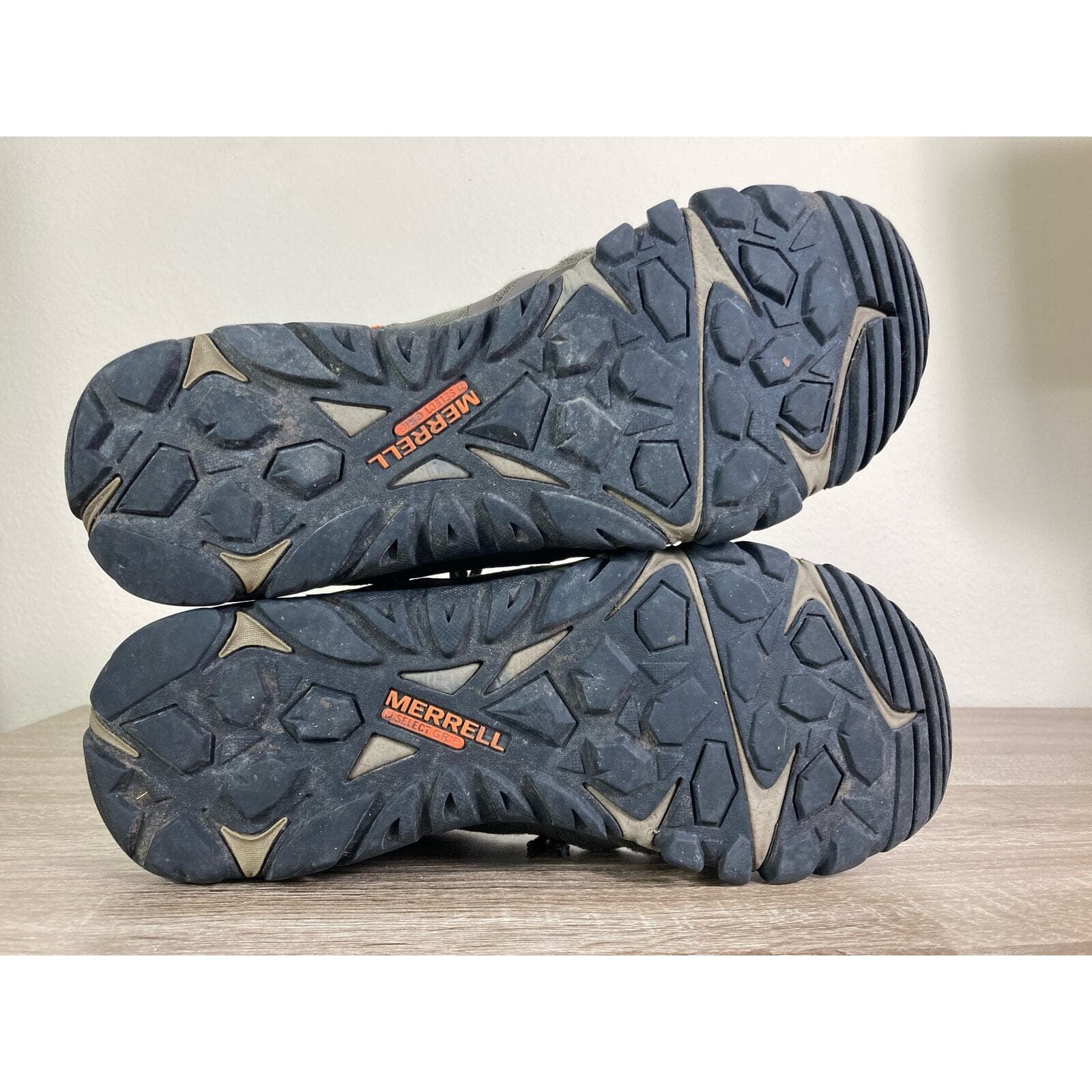 Merrell Hiking Shoes Boulder Burnt Orange Mens Size 10.5 Brown Running Outdoors - Thumbnail 13