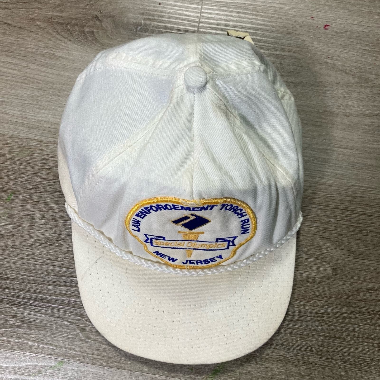 Vintage Law Enforcement Torch Run Special Olympics Trucker Hat New Jersey Rope - Thumbnail 4