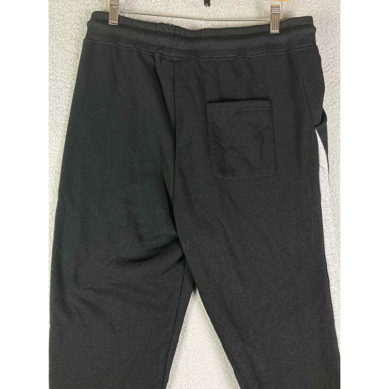 Sweatpants Mens New Fleece Jogger Pants Athletic Joggers Black Galaxy Size Large - Thumbnail 10