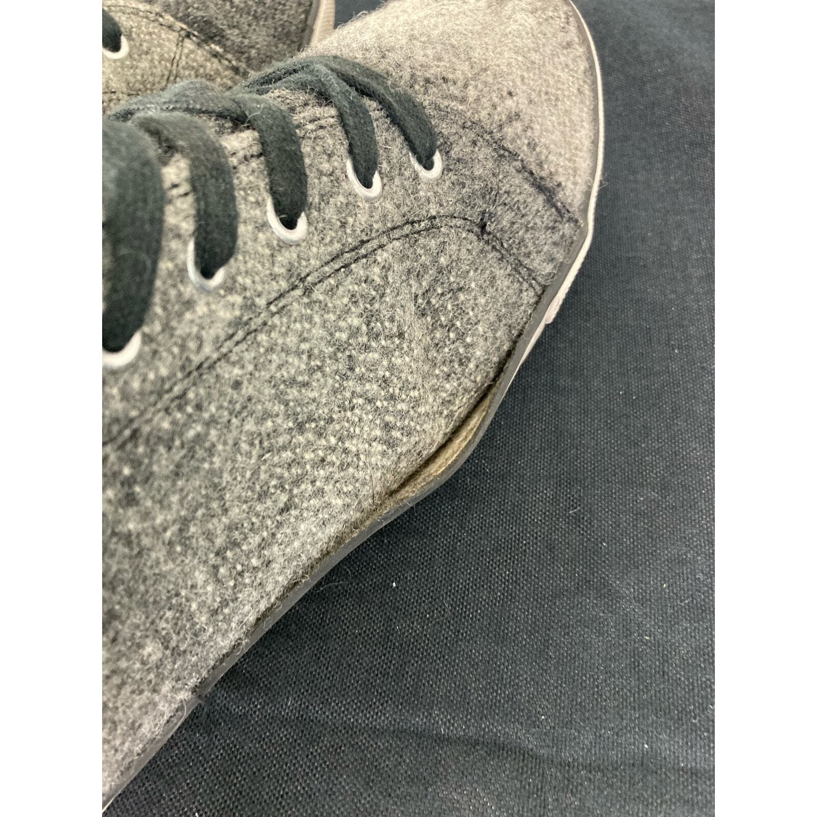 Woolrich Mens Low Top Sneakers Size 11 Gray Tweed Woolen Woven Lace Up Shoes M11 - Thumbnail 11