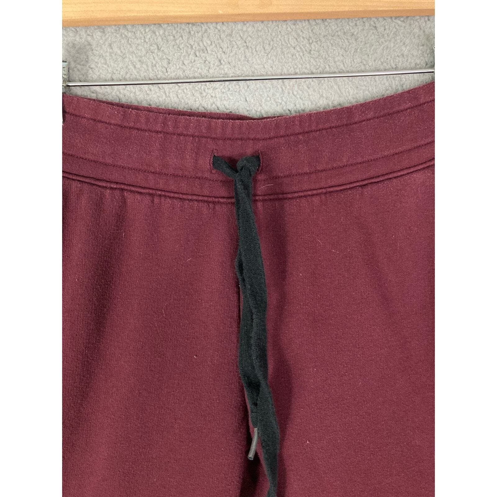Victorias Secret PINK Everyday Lounge Skinny Jogger Pants Small Burgundy Maroon - Thumbnail 8