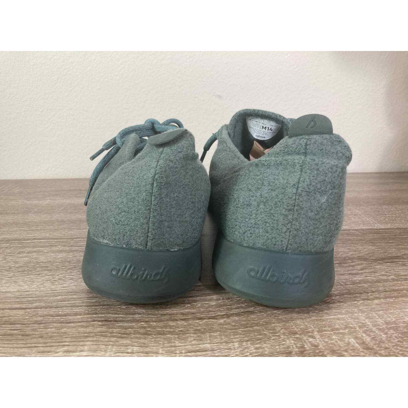 Allbirds Wool Shoes Size 14 Green Sneakers Mens Runners Running Runner Casual - Thumbnail 7