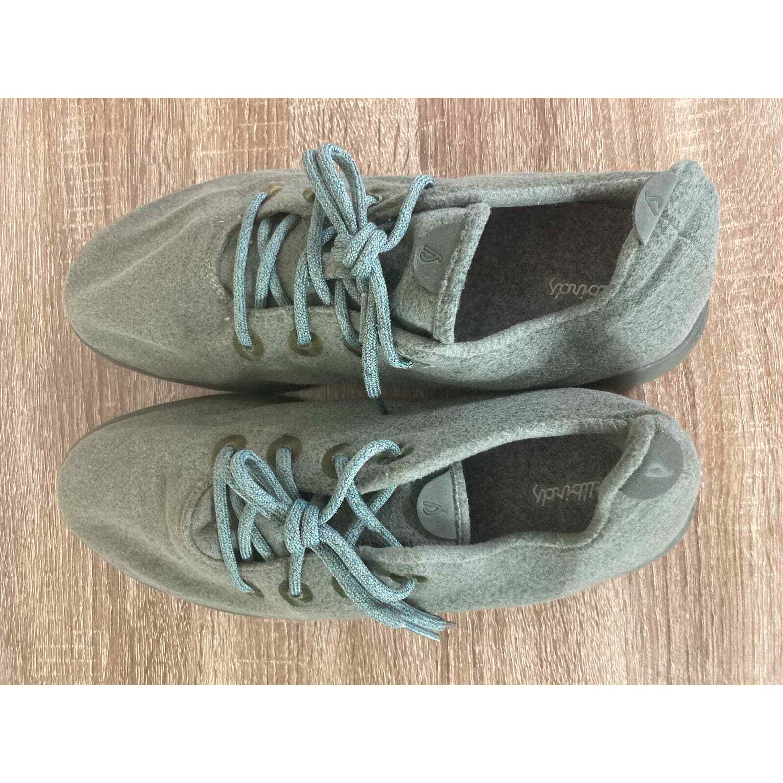 Allbirds Wool Shoes Size 14 Green Sneakers Mens Runners Running Runner Casual - Thumbnail 8