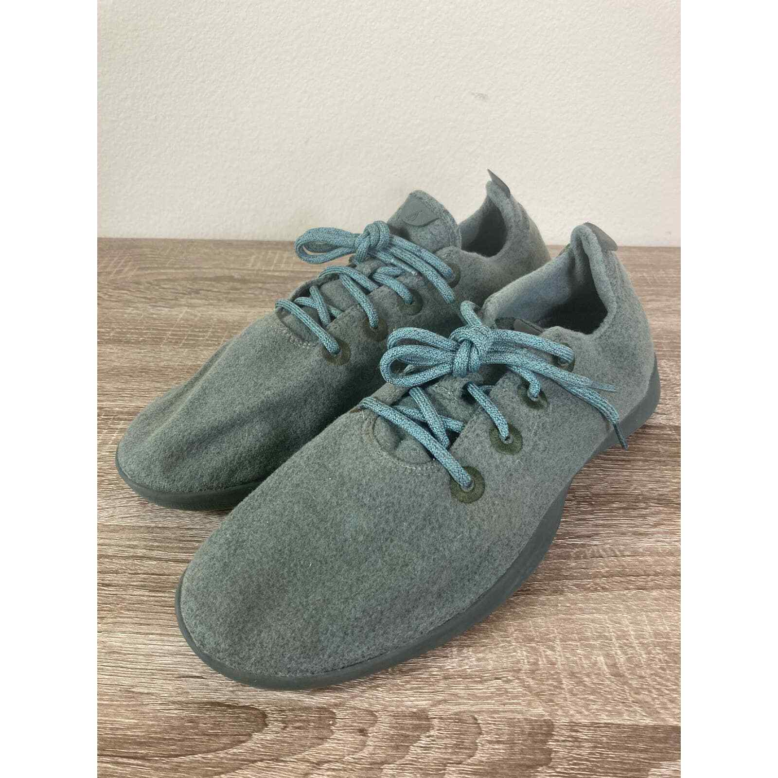 Allbirds Wool Shoes Size 14 Green Sneakers Mens Runners Running Runner Casual - Thumbnail 6