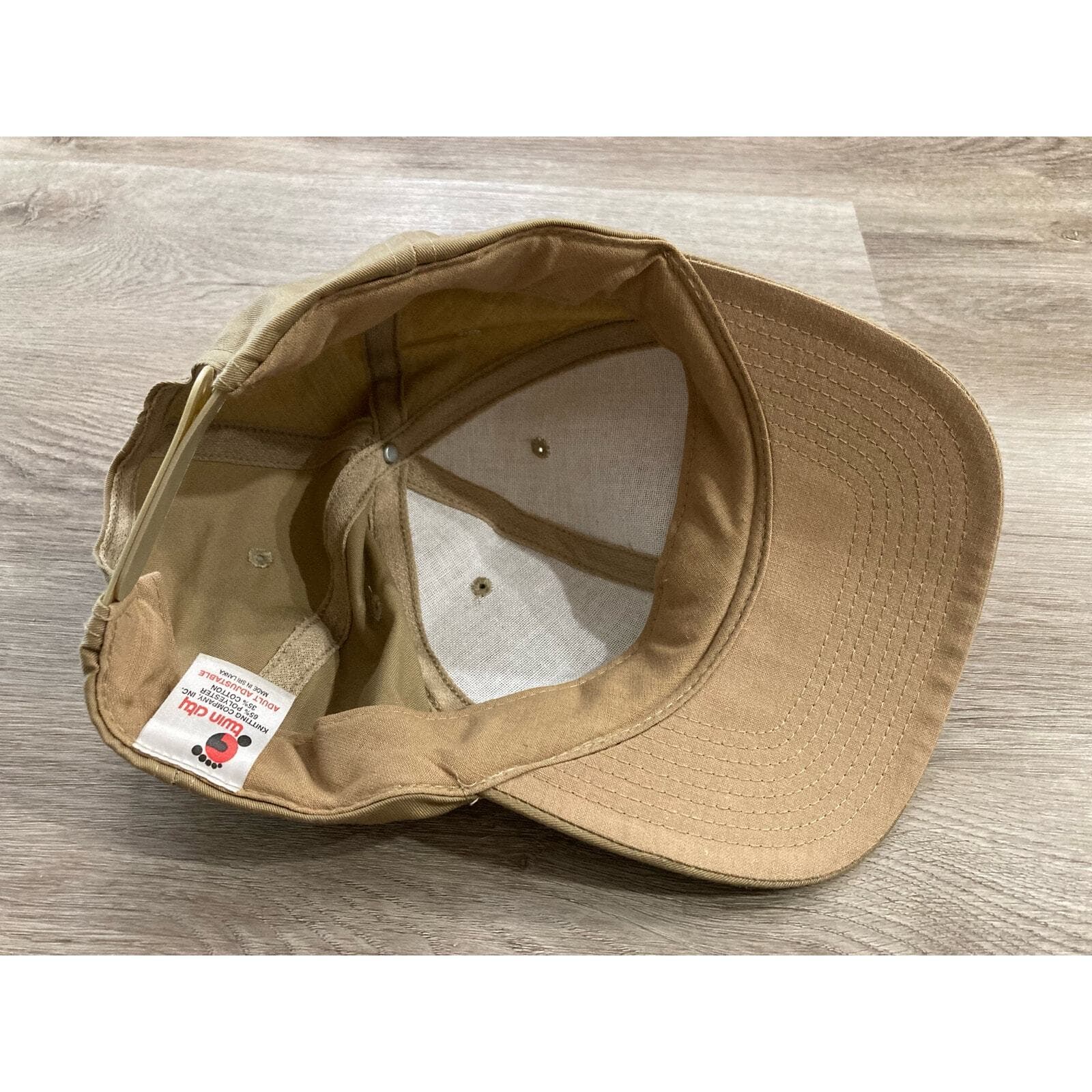 Vintage Cleveland Browns Snapback Hat Beige Flat Bill NFL Football Cap One Size - Thumbnail 4