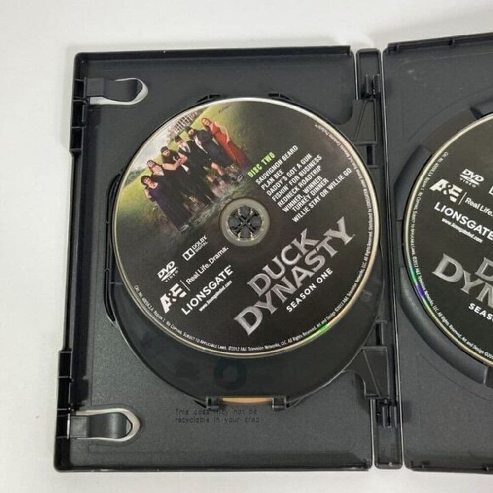 Duck Dynasty Season 1 DVD 3 Disc Set A&E Reality TV Robertson Family - Thumbnail 6