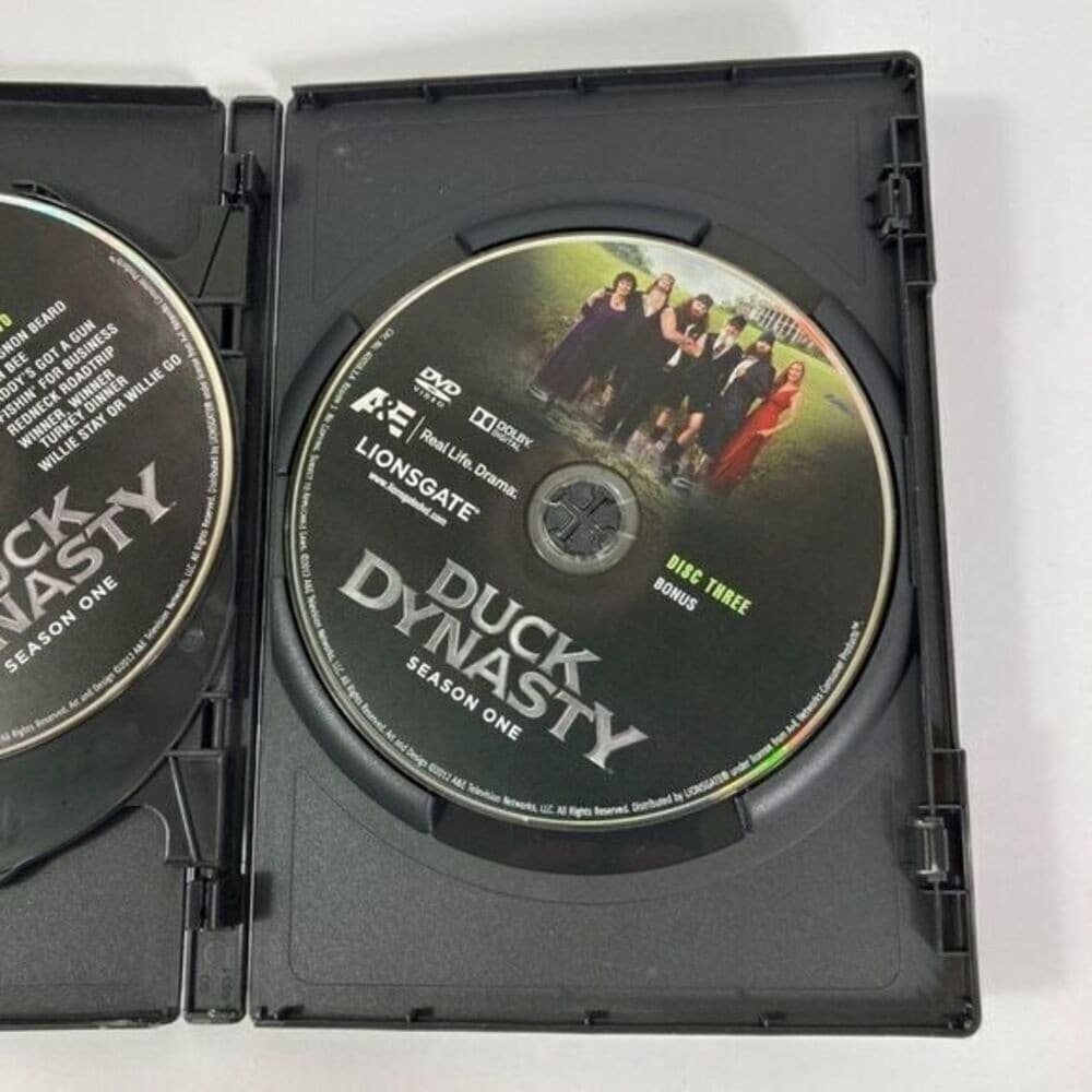 Duck Dynasty Season 1 DVD 3 Disc Set A&E Reality TV Robertson Family - Thumbnail 7
