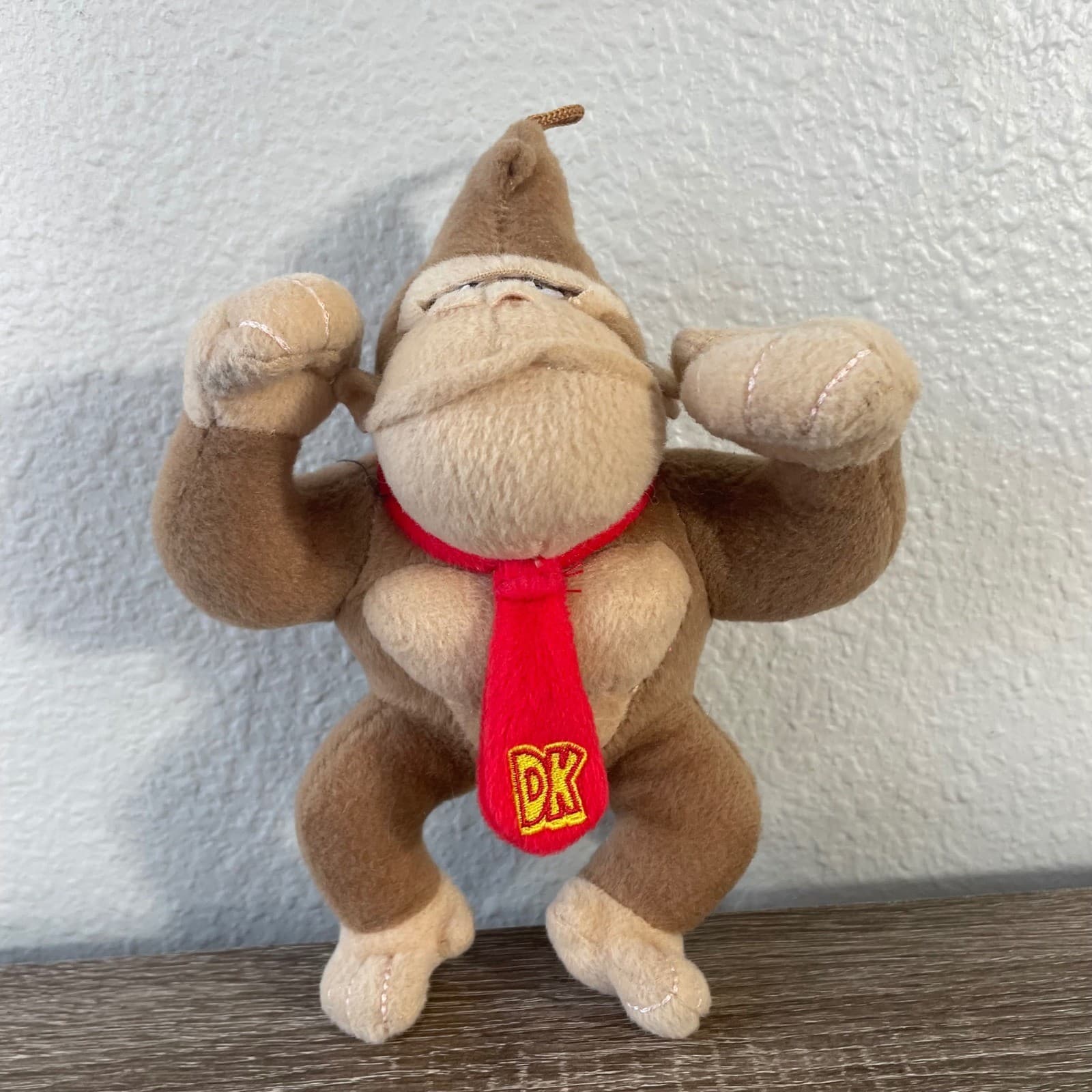 Nintendo Super Mario Bros Donkey Kong 10.5 Inch Plush Toy Good Stuff DK Tie - Thumbnail 7