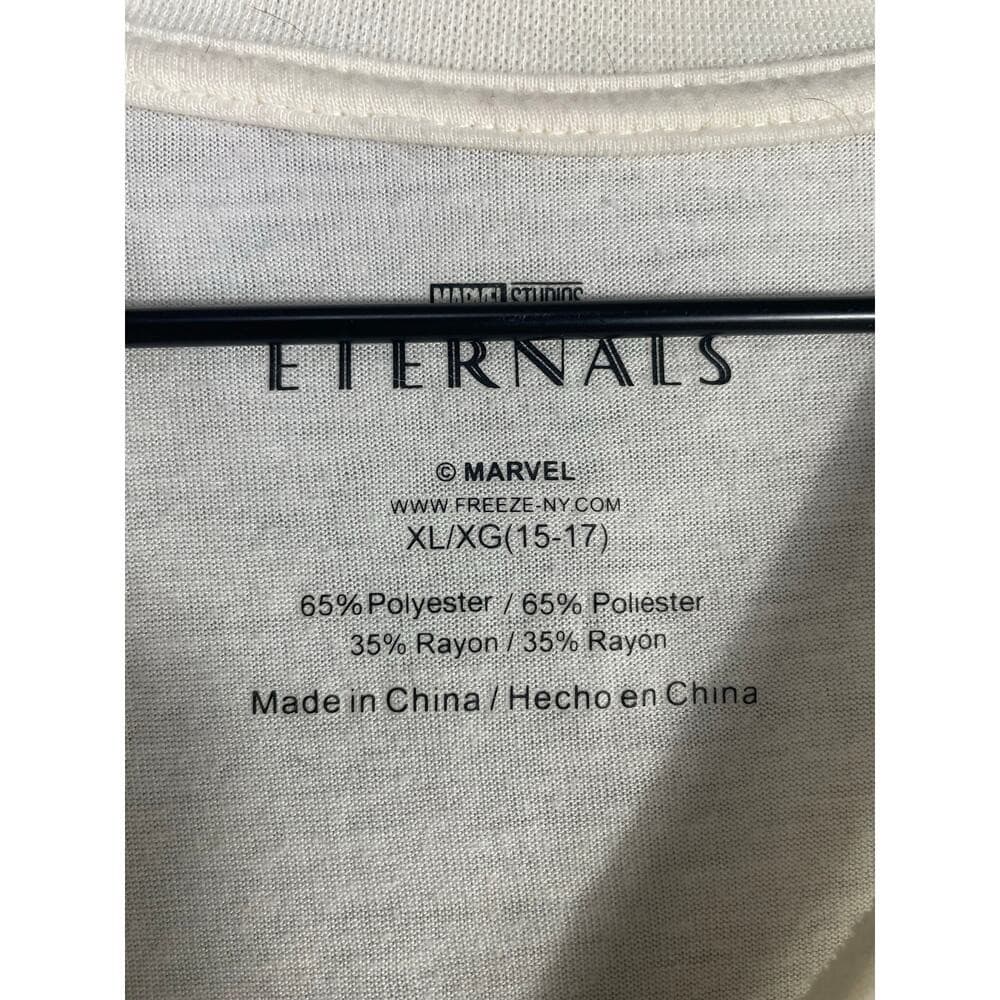 Marvel Studios Eternals Graphic T-Shirt Womens XL Cream Avengers Movie Tee - Thumbnail 5