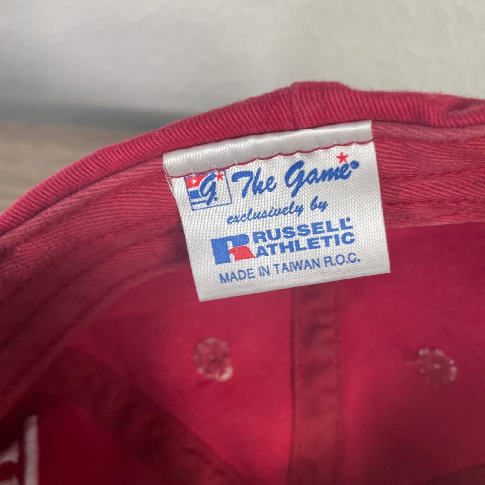 Vintage Ohio State University Woody Hayes Hat The Game Russell Athletic Red Cap - Thumbnail 2