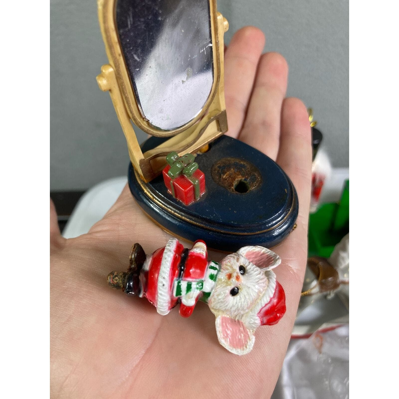 Vintage Christmas Ornaments Set of 2 Holiday Tree Decor Collectible Home Gift - Thumbnail 8