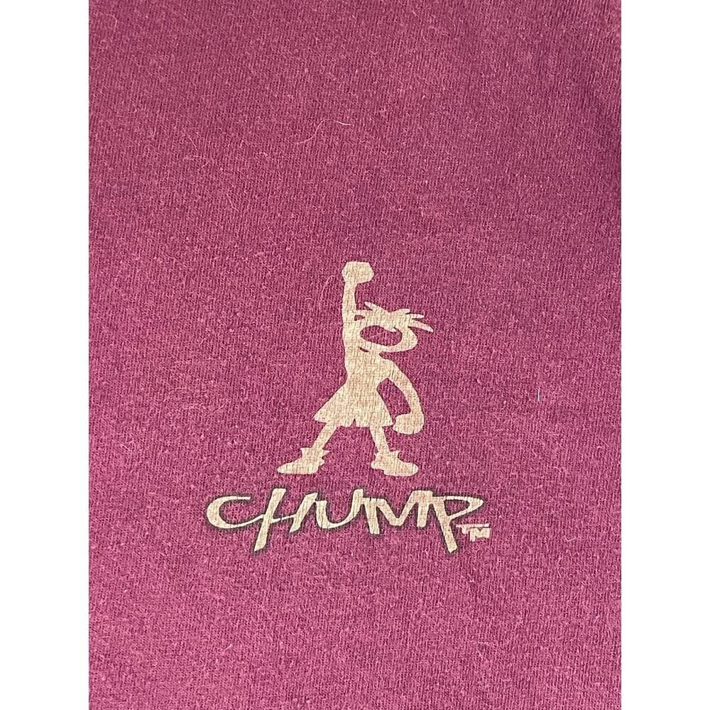 Vintage 90s Champ Brand Graphic T Shirt Mens Large Maroon USA Made Im Gonna Win - Thumbnail 4