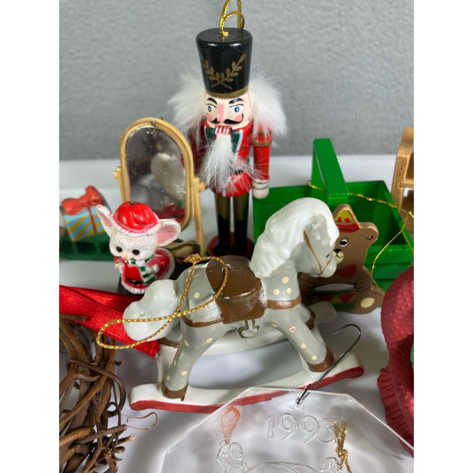 Vintage Christmas Ornaments Set of 2 Holiday Tree Decor Collectible Home Gift - Thumbnail 10
