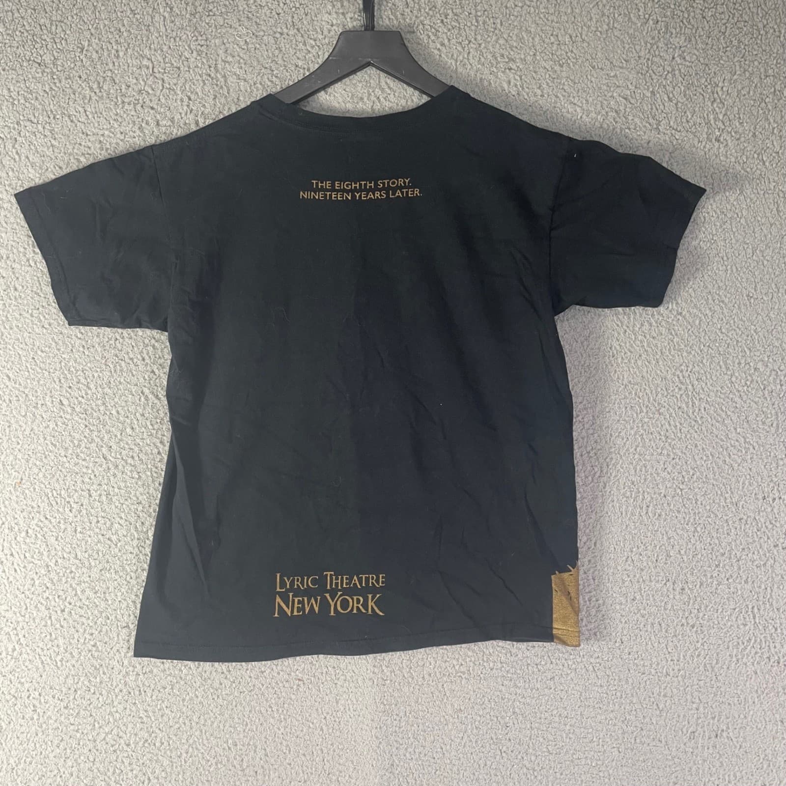 Harry Potter Cursed Child Shirt XS Broadway New York Parts One Two Gold Feather - Thumbnail 5