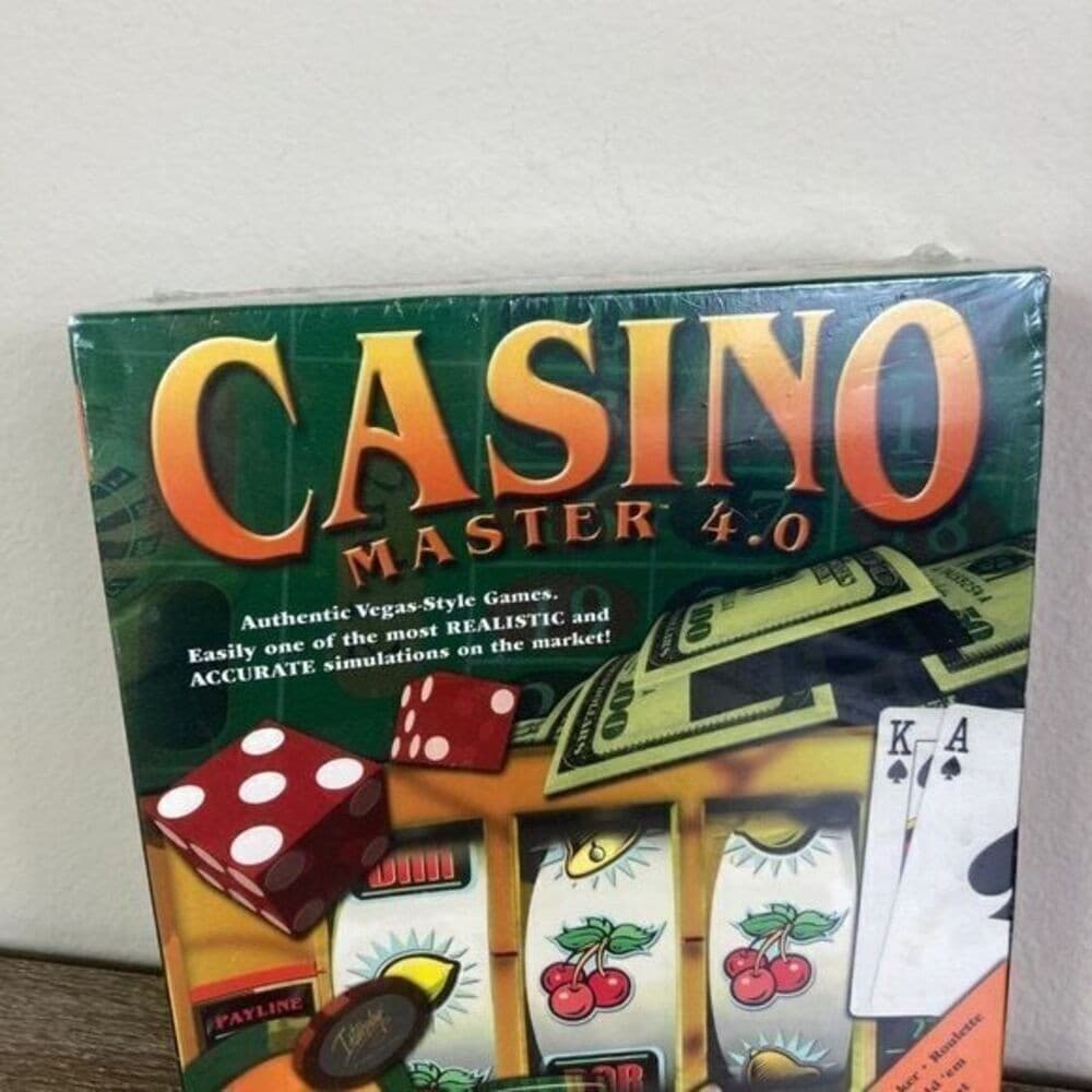 Casino Master 4.0 PC Game Edition Shuffle Deal CD-Rom Centron Software New NIB - Thumbnail 3