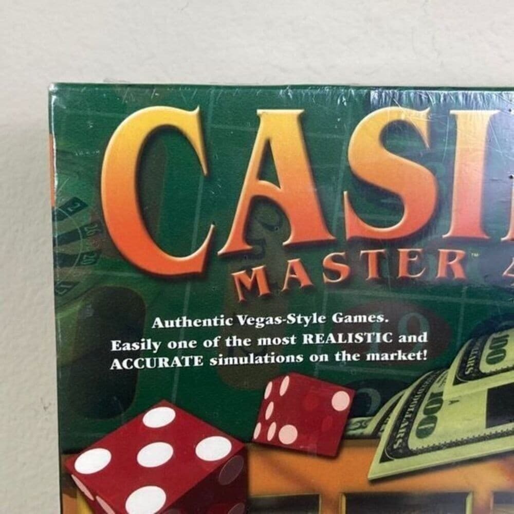 Casino Master 4.0 PC Game Edition Shuffle Deal CD-Rom Centron Software New NIB - Thumbnail 6