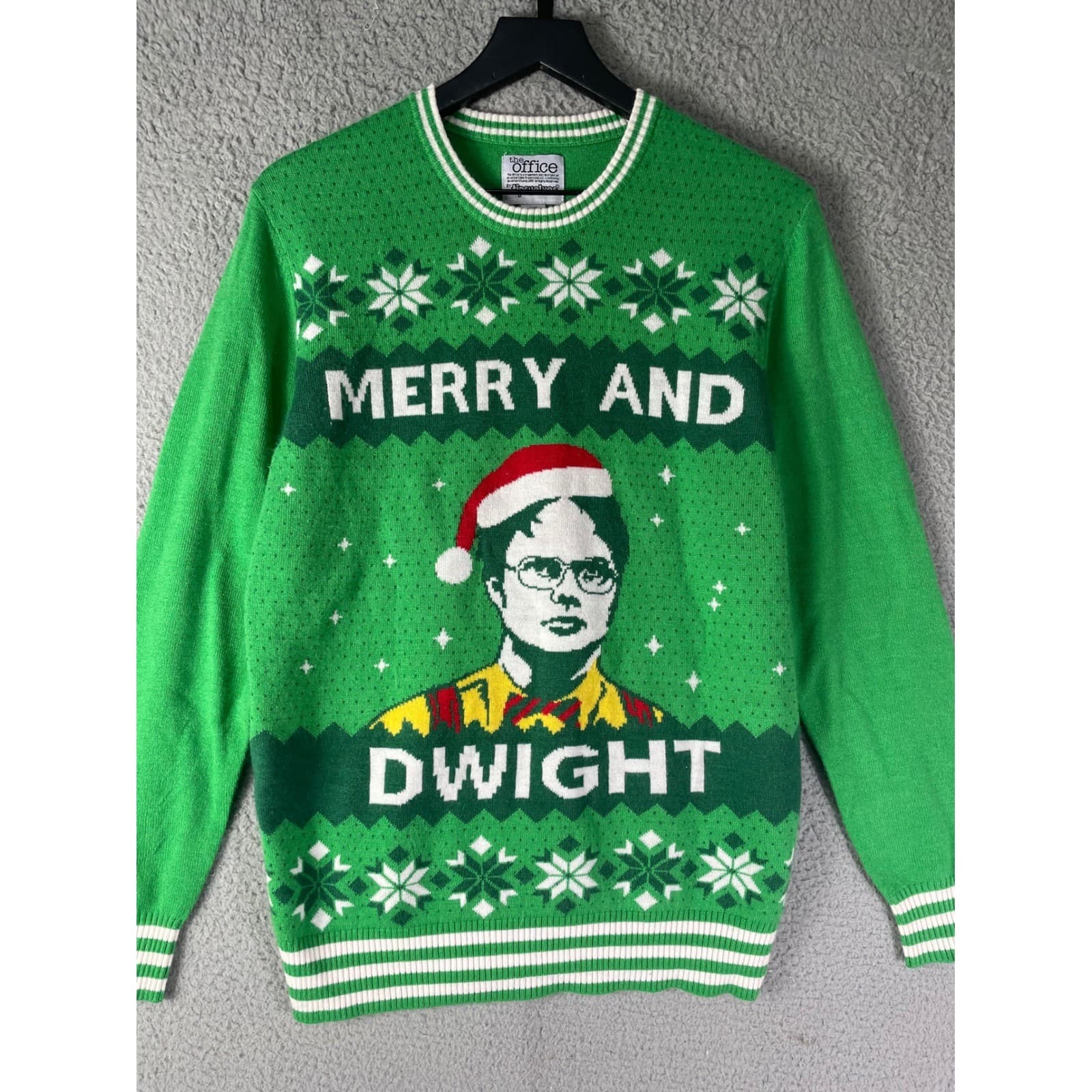Tipsy Elves The Office Dwight Schrute Ugly Christmas Sweater Small Holiday Knit - Thumbnail 7