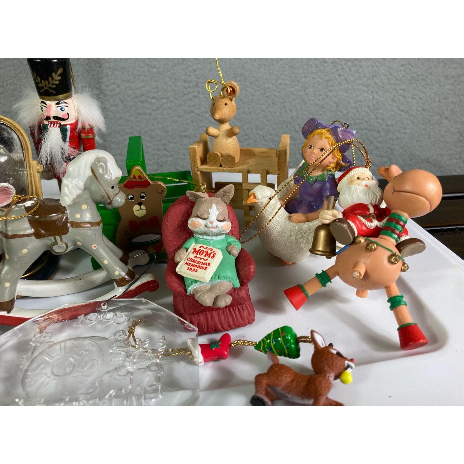 Vintage Christmas Ornaments Set of 2 Holiday Tree Decor Collectible Home Gift - Thumbnail 2