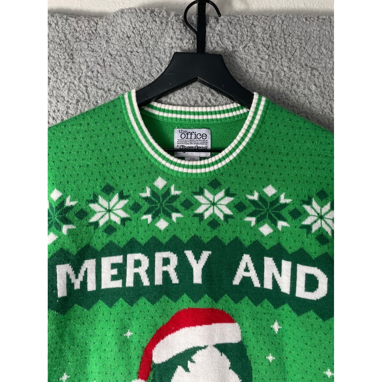 Tipsy Elves The Office Dwight Schrute Ugly Christmas Sweater Small Holiday Knit - Thumbnail 8