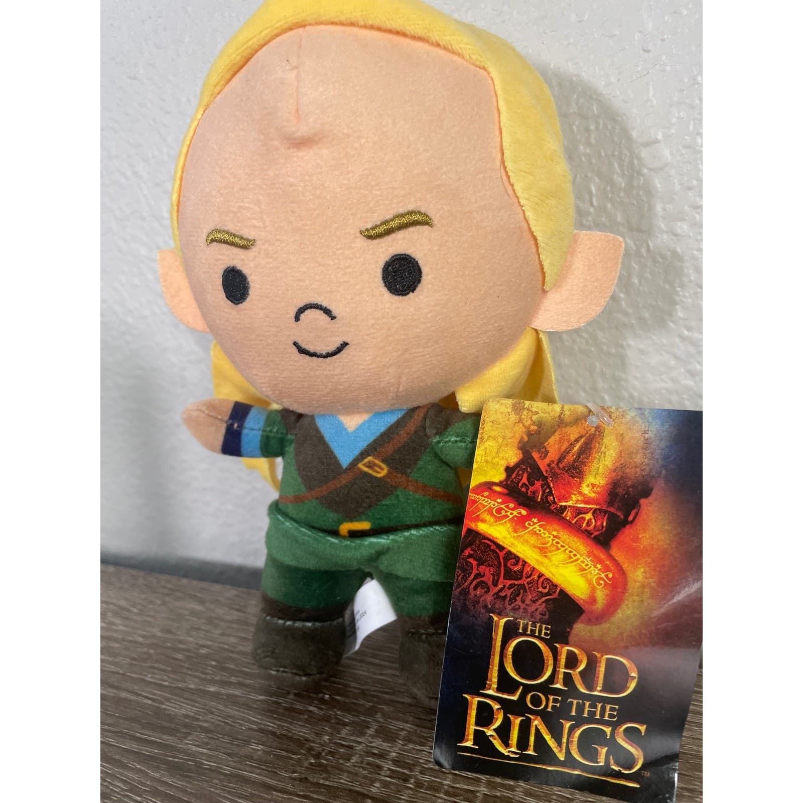 Toy Factory Lord of the Rings Legolas Plush 8 Inch Green Elven Archer NWT 2024 - Thumbnail 6