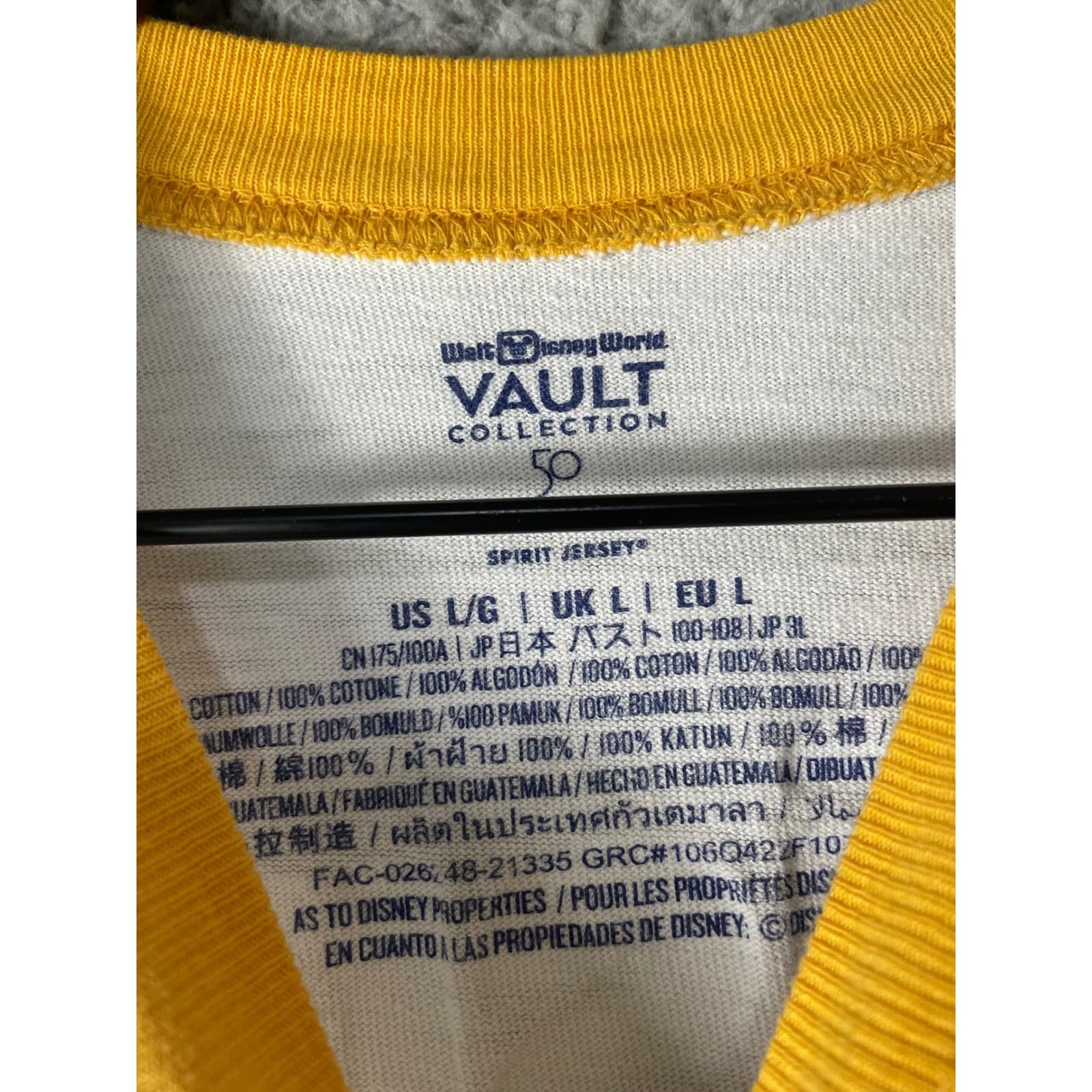 Disney Vault Collection Spirit Jersey Castle Graphic Retro WDW Adult L Top - Thumbnail 3
