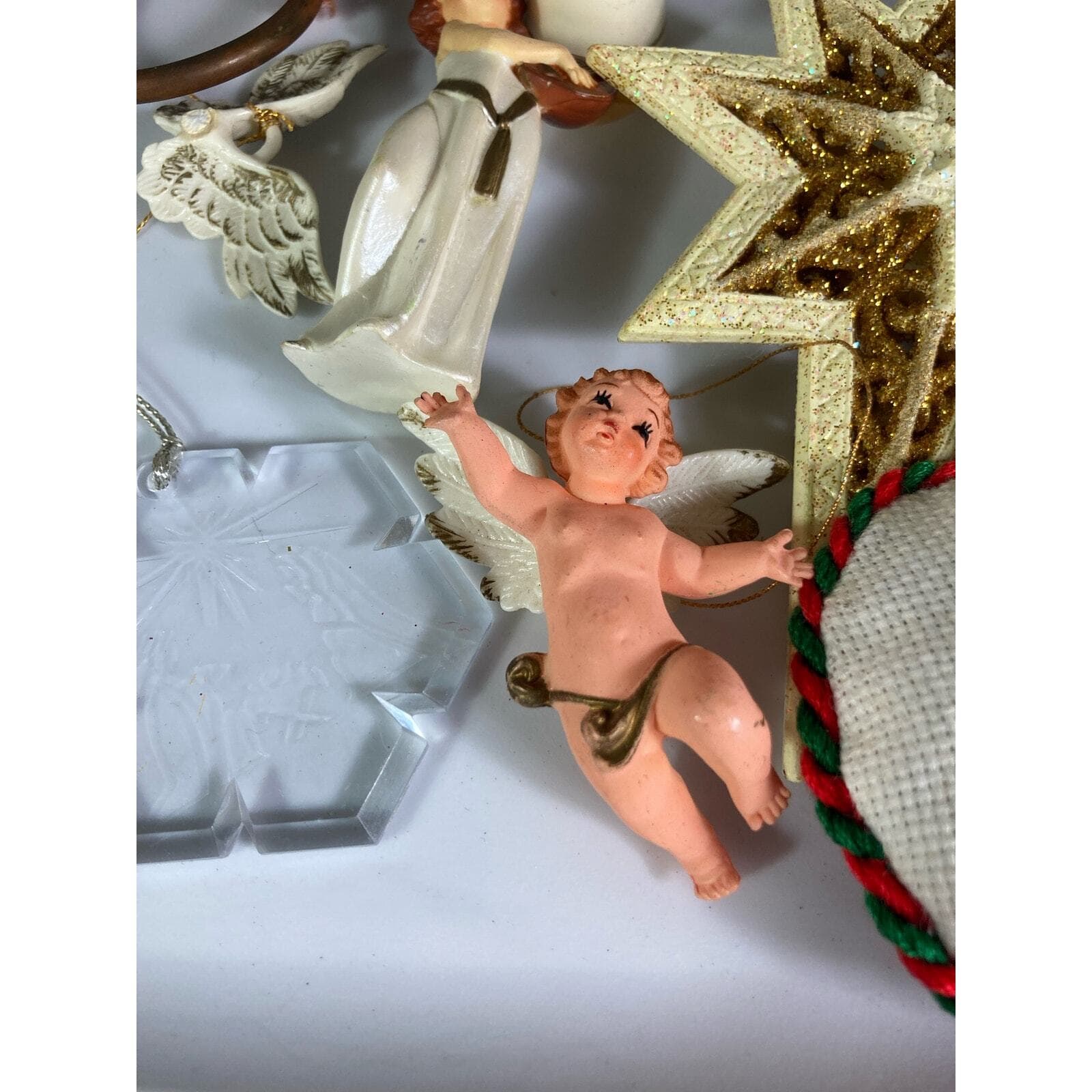 Vintage Christmas Ornament Lot Set of 11 Nativity Jesus Holiday Tree Decor - Thumbnail 7