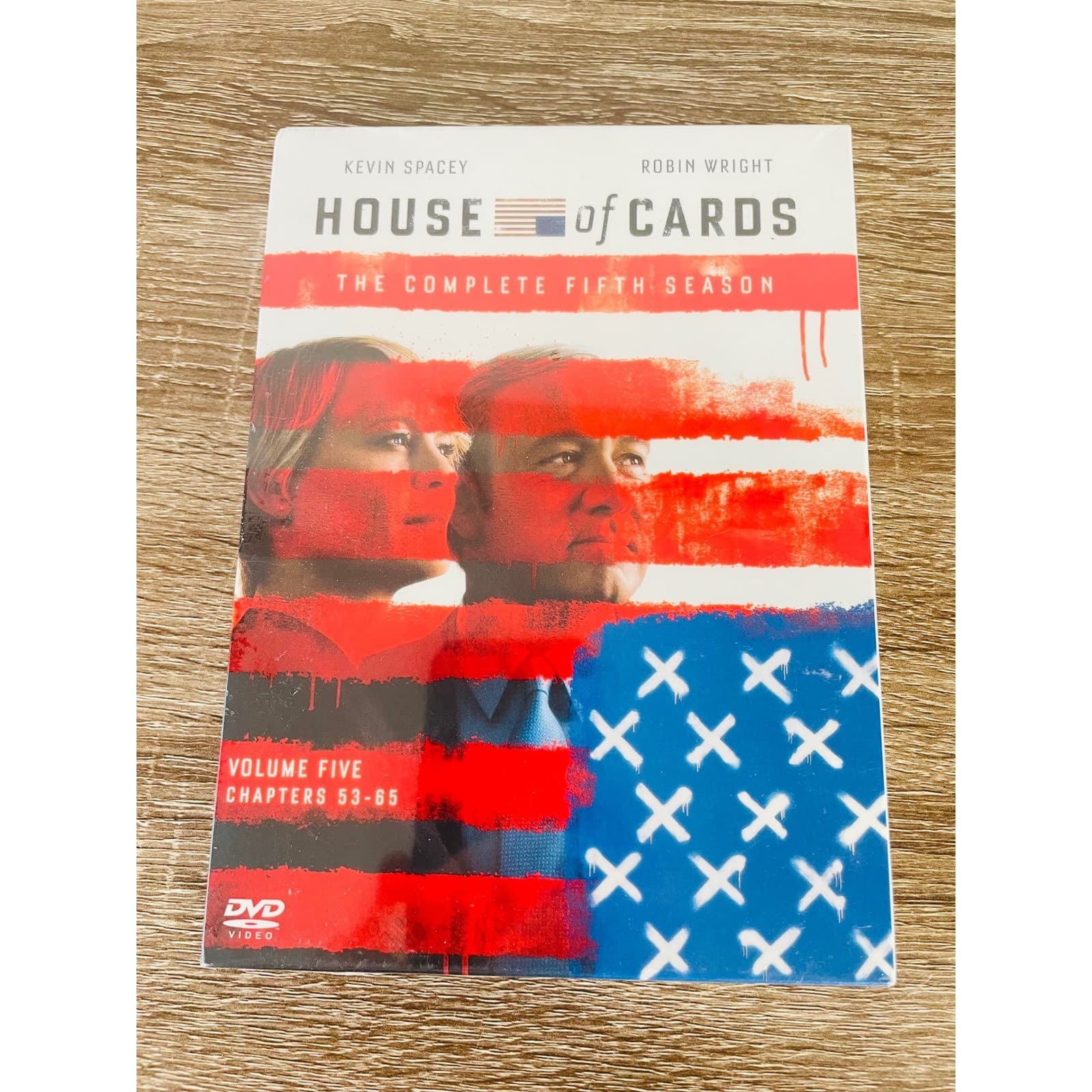 House of Cards The Complete Fifth Season DVD 2017 New Sealed Kevin Spacey Drama - Thumbnail 3
