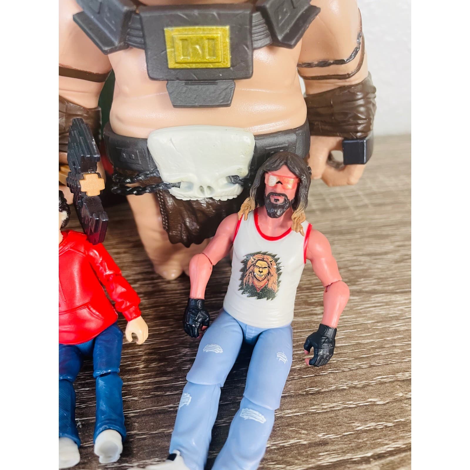 Minecraft Figure Lot Mattel Movie Steve Creeper Pig Warrior Toy Bundle 5pc - Thumbnail 8
