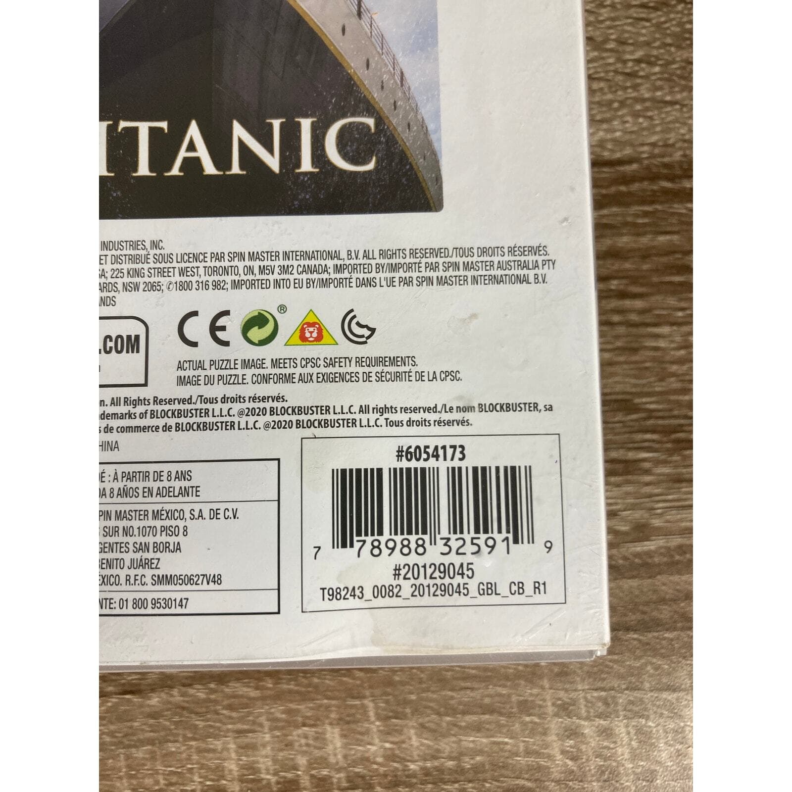 Titanic Movie 500 Piece Jigsaw Puzzle Cardinal Blockbuster Exclusive Complete - Thumbnail 4