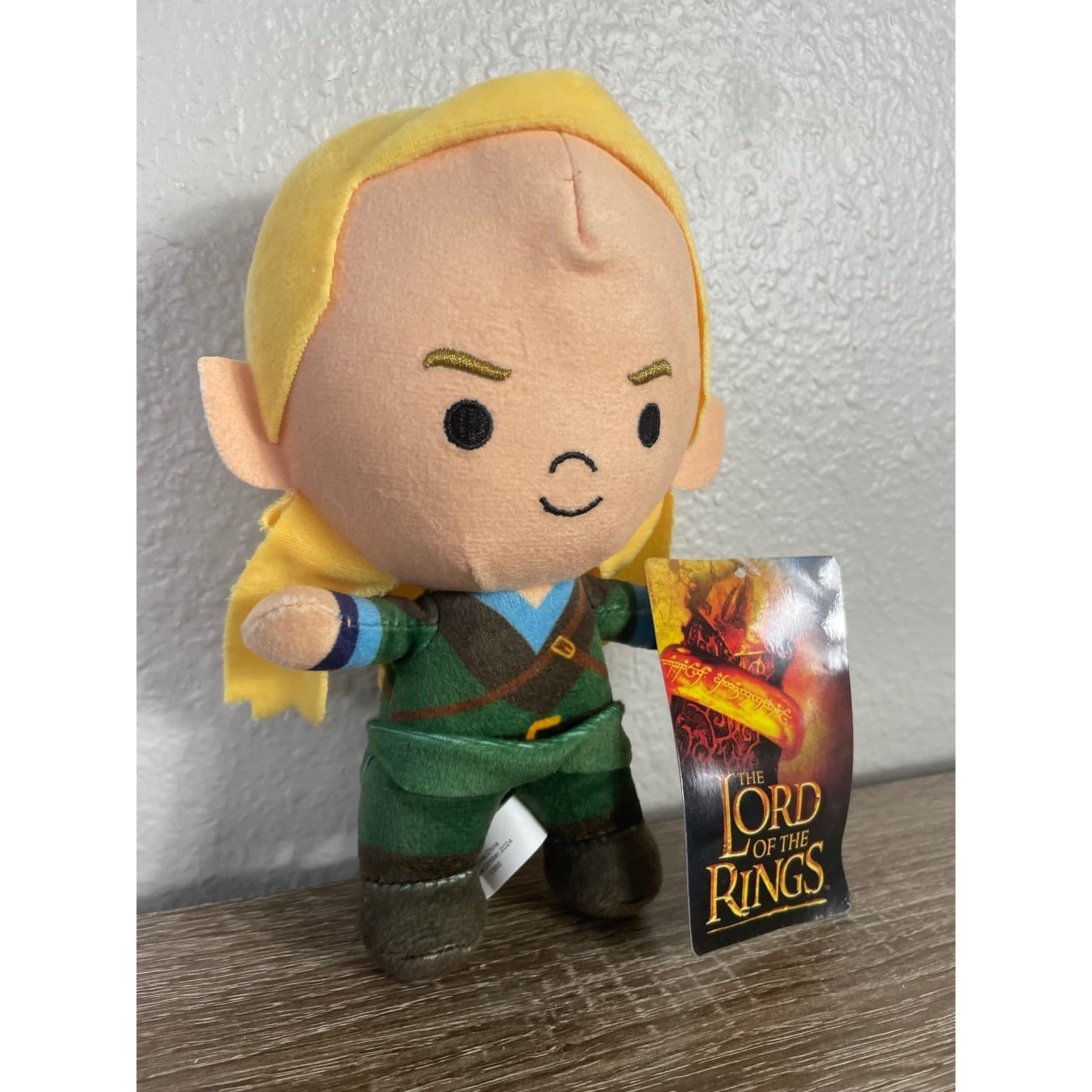 Toy Factory Lord of the Rings Legolas Plush 8 Inch Green Elven Archer NWT 2024 - Thumbnail 7