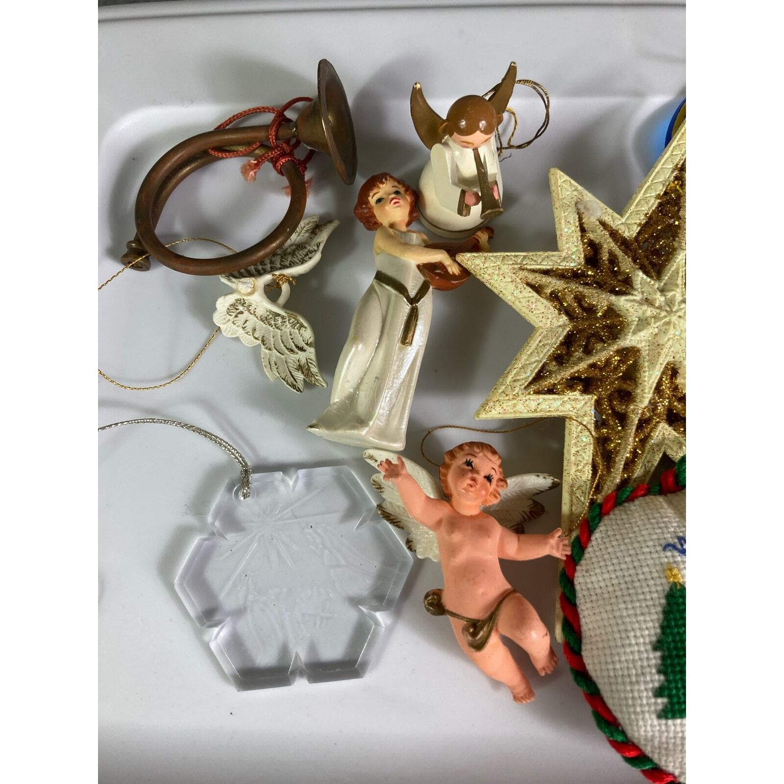 Vintage Christmas Ornament Lot Set of 11 Nativity Jesus Holiday Tree Decor - Thumbnail 4