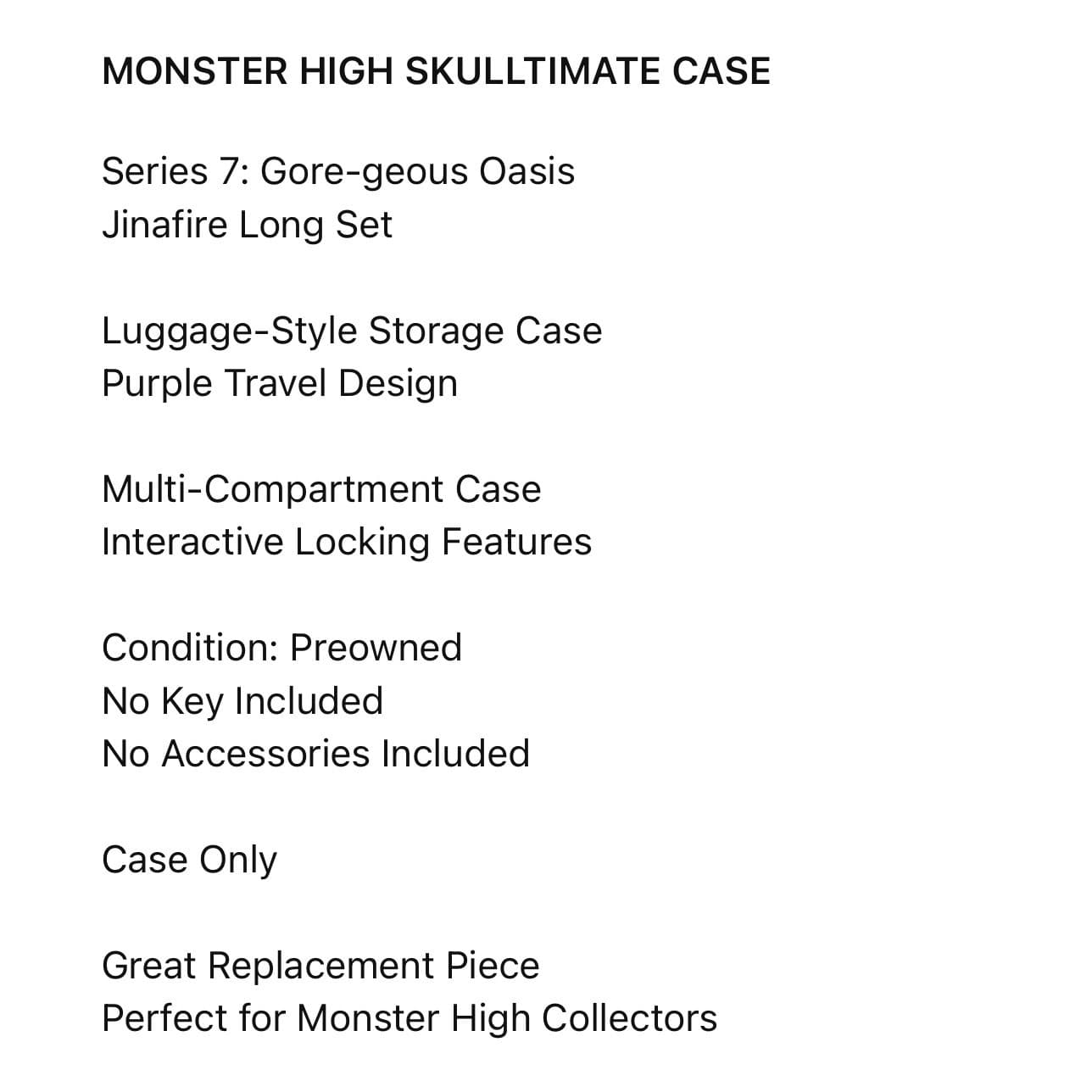 Monster High Skulltimate Case Series 7 Gore-geous Oasis Jinafire Long Blue Case - Thumbnail 2