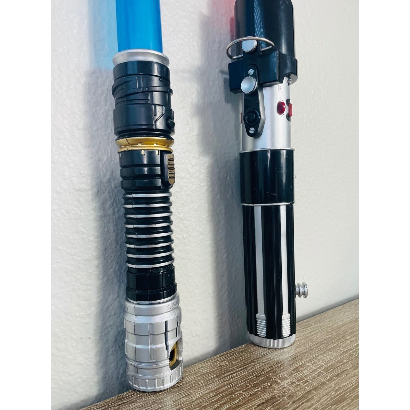 Star Wars Lightsaber Lot Darth Vader Obi Wan Hasbro 2005 2015 Untested - Thumbnail 6