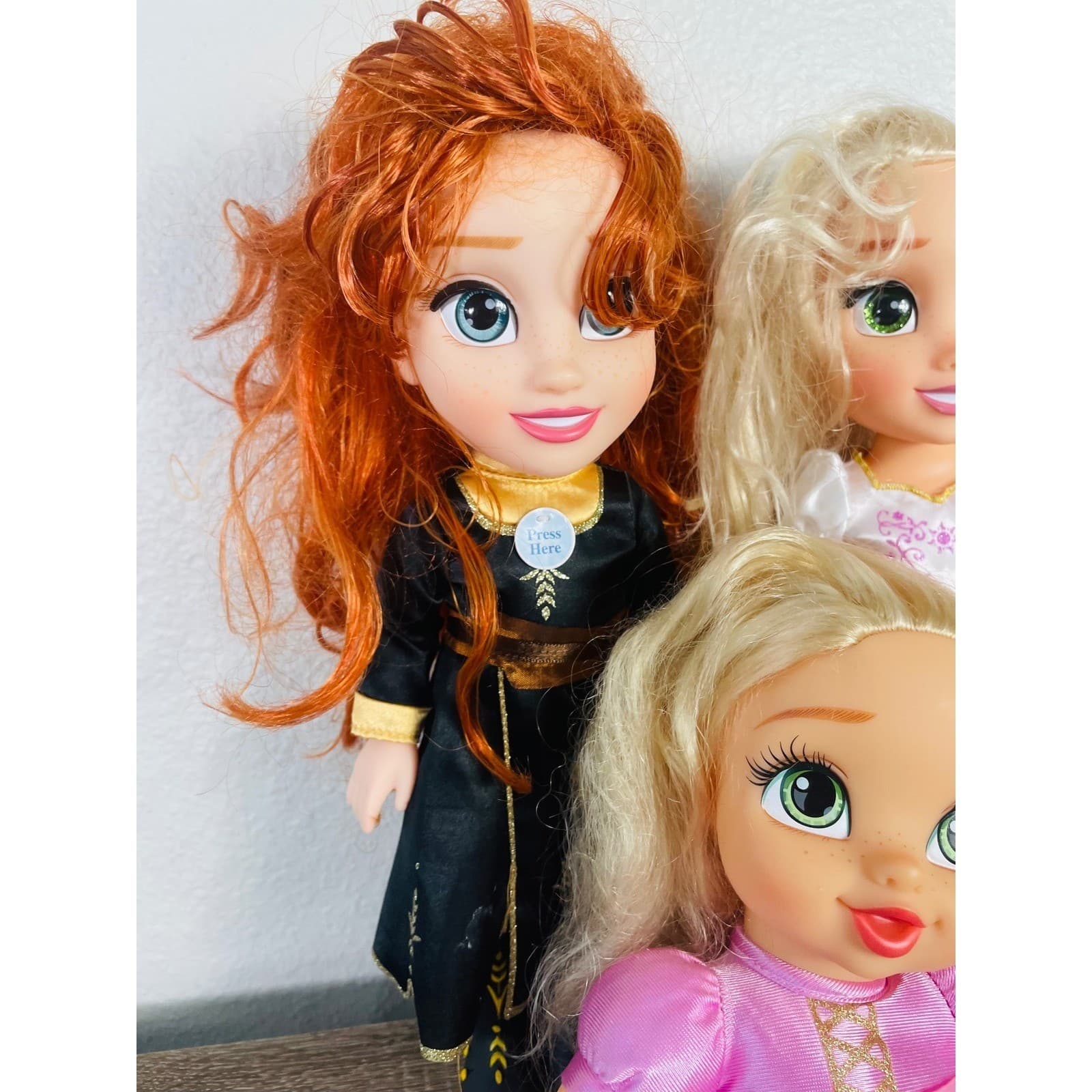 Disney Princess Doll Lot Rapunzel Merida Toddler Jakks Pacific Tangled Brave - Thumbnail 8