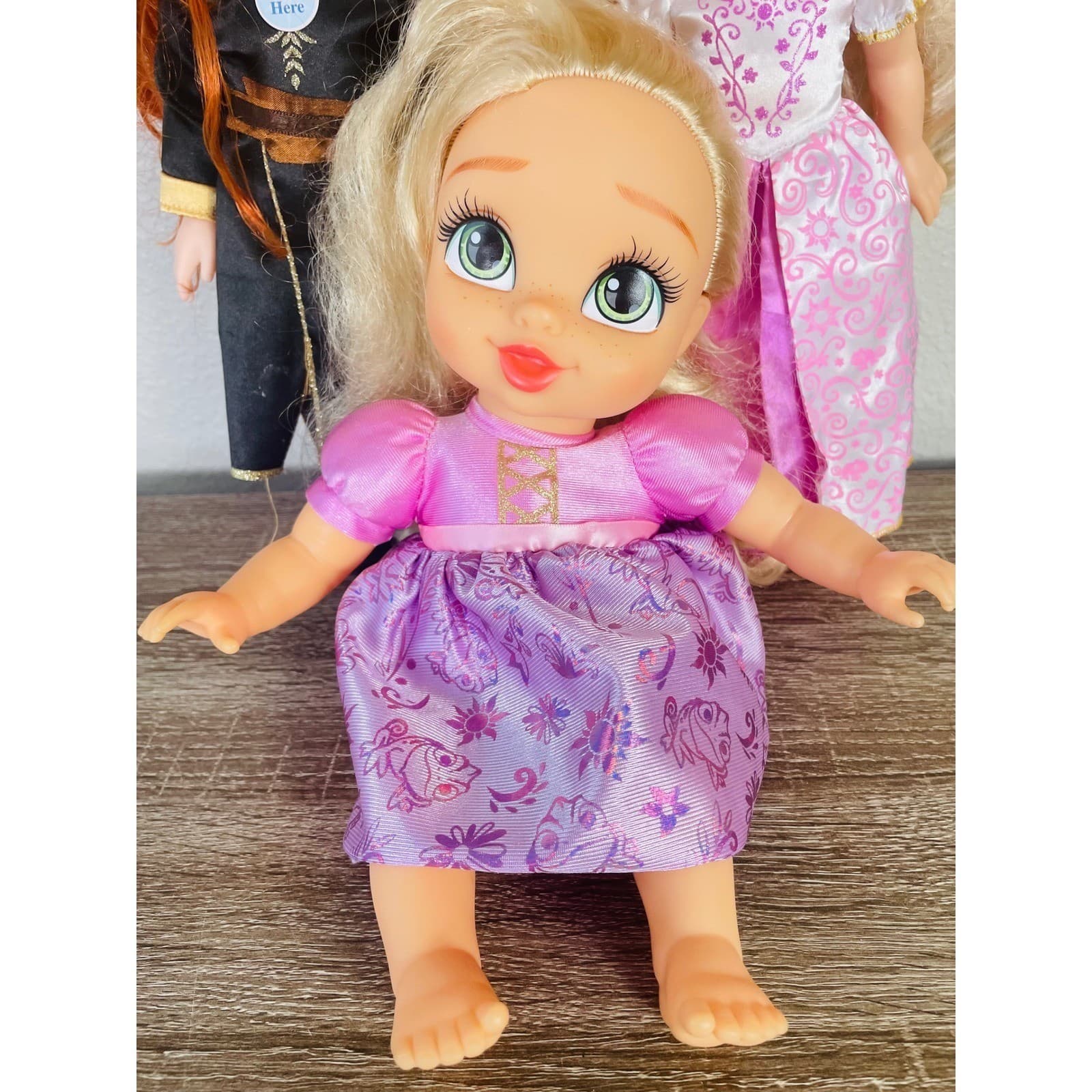 Disney Princess Doll Lot Rapunzel Merida Toddler Jakks Pacific Tangled Brave - Thumbnail 7