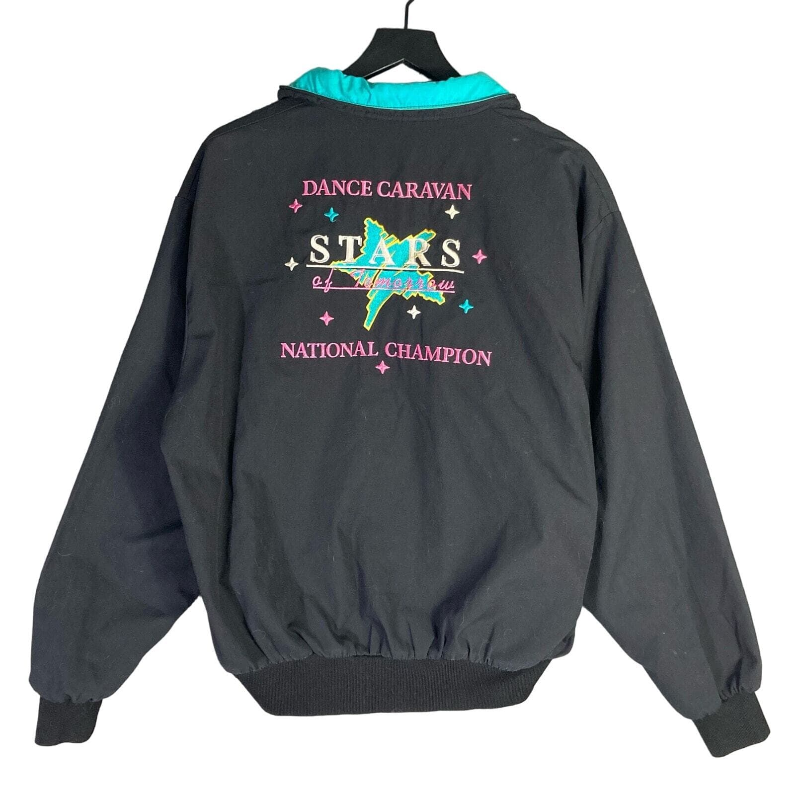 Vintage Bomber Jacket Dance Caravan Stars of Tomorrow National Champion L