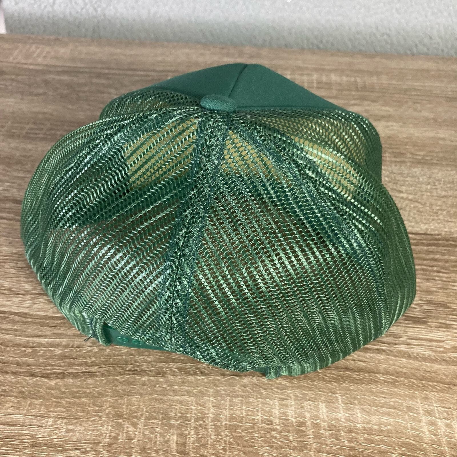 Vintage Marine Market Alpena Michigan Green Trucker Hat Unisex Cap - Thumbnail 5
