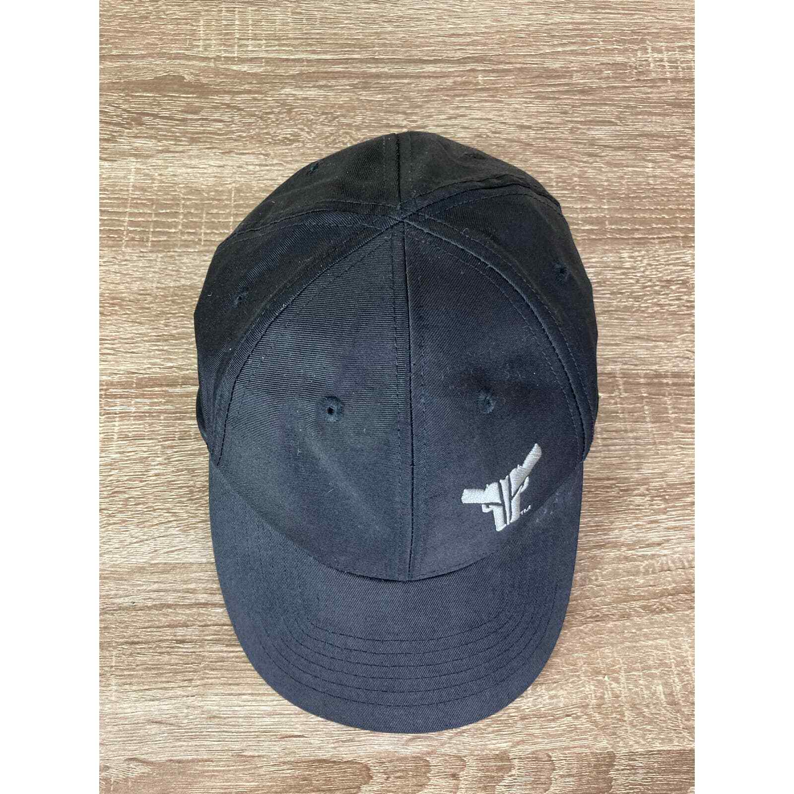 BladeTech Black Baseball Hat Cap Adult Mens Embroidered Bull Logo Blade Tech - Thumbnail 3