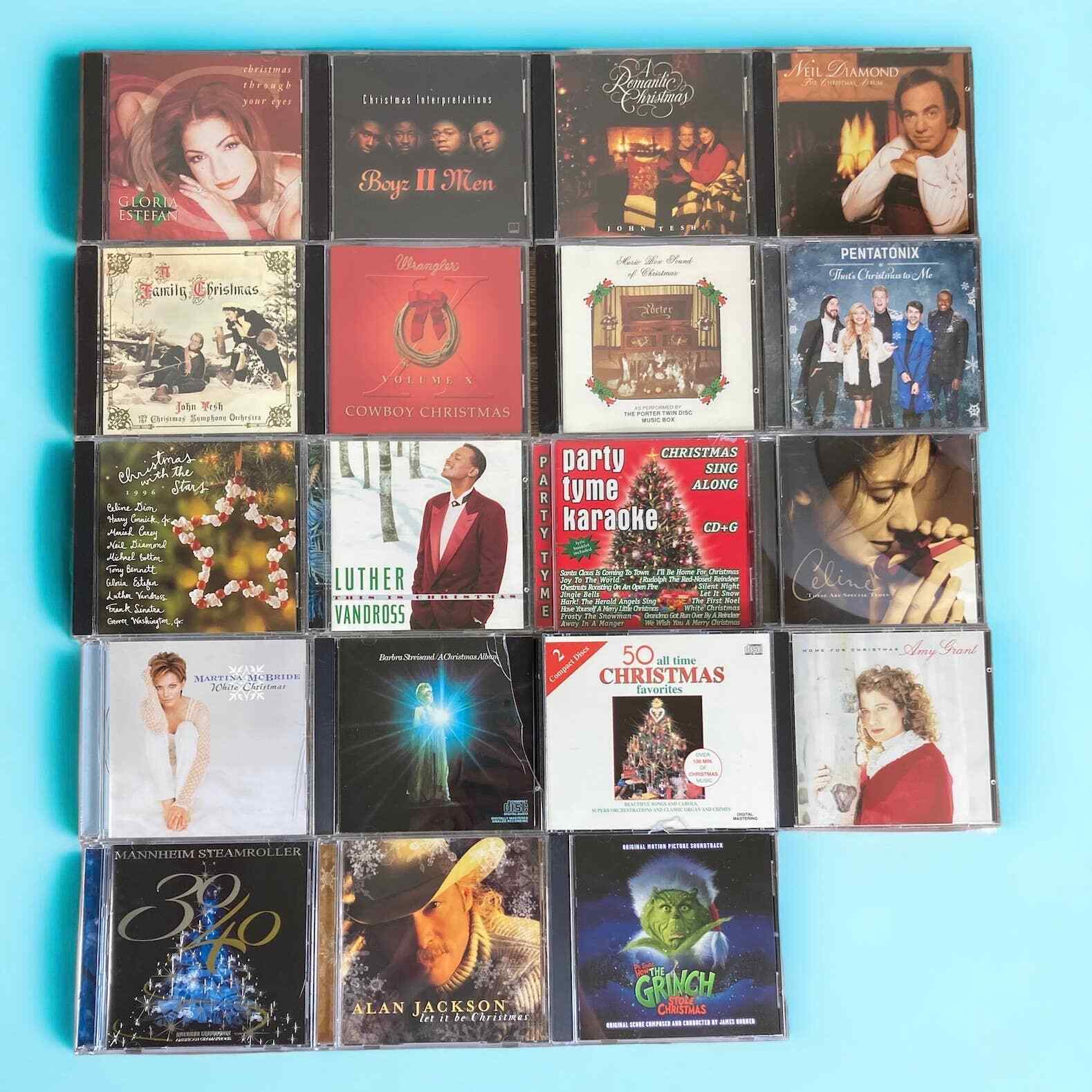 Lot of 19 Christmas CDs Holiday Music Classic Festive Various Artists in Case