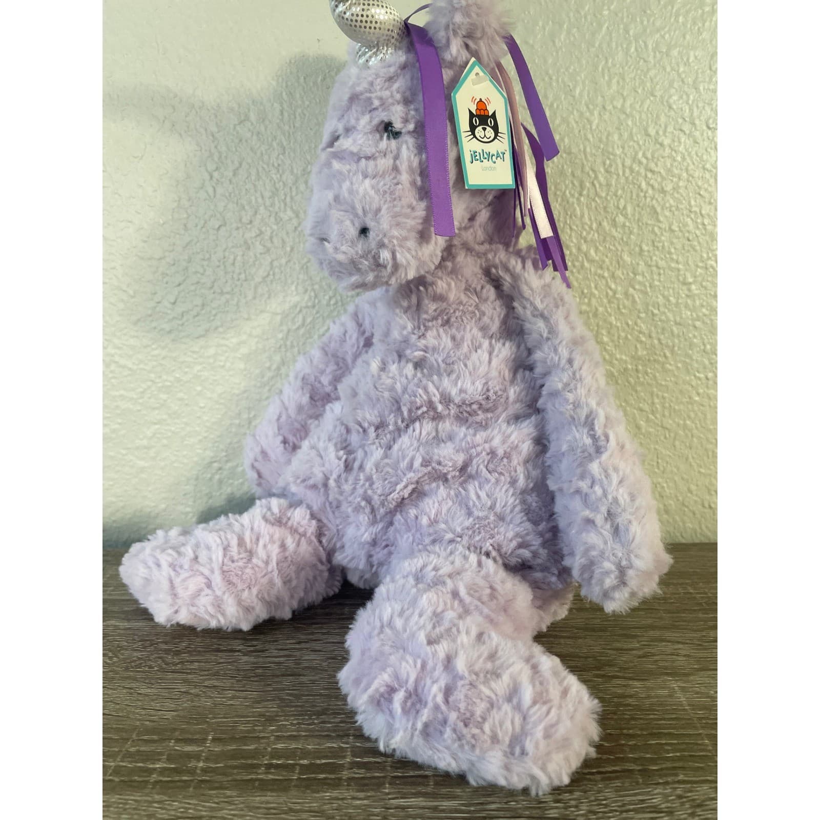 NWT Jellycat Charmed Sophia Unicorn Plush Purple Lavender SOP4UN Retired - Thumbnail 6