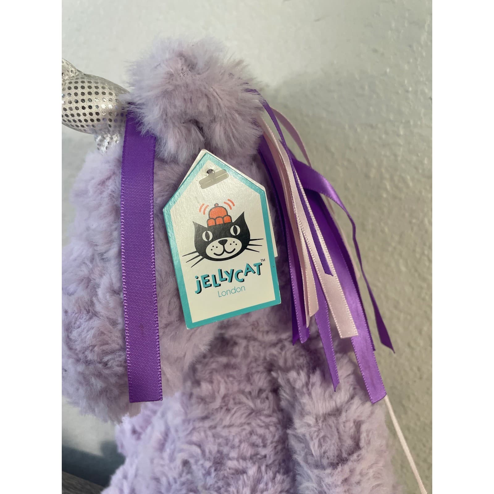NWT Jellycat Charmed Sophia Unicorn Plush Purple Lavender SOP4UN Retired - Thumbnail 9