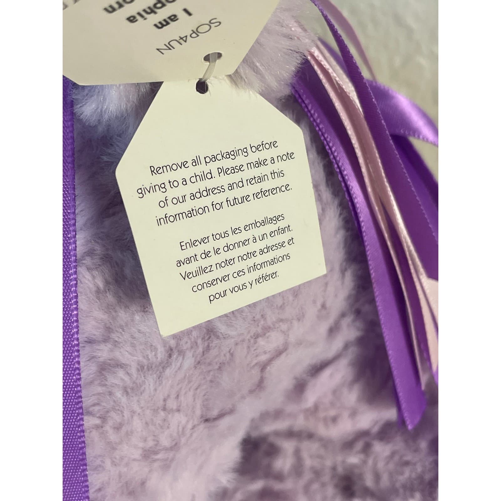 NWT Jellycat Charmed Sophia Unicorn Plush Purple Lavender SOP4UN Retired - Thumbnail 11