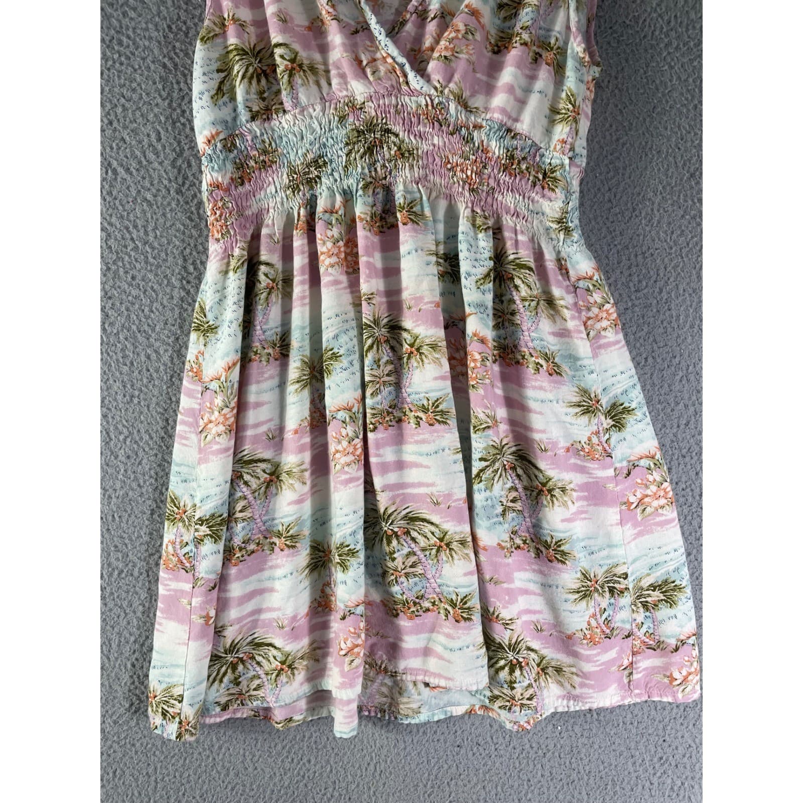 Rainforest Cafe Dress Petite XS S Tropical Sundress Souvenir India Y2K - Thumbnail 6