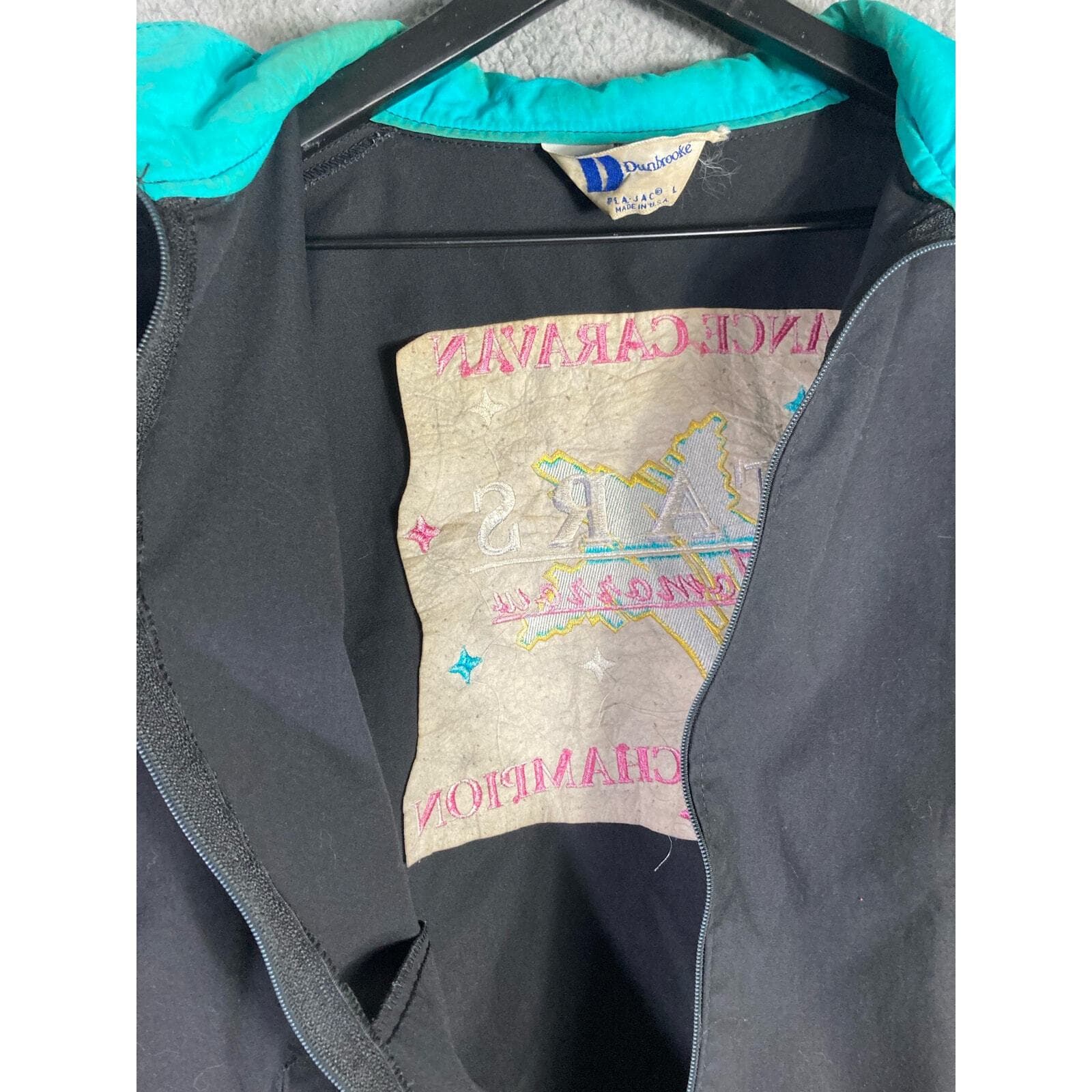 Vintage Bomber Jacket Dance Caravan Stars of Tomorrow National Champion L - Thumbnail 8