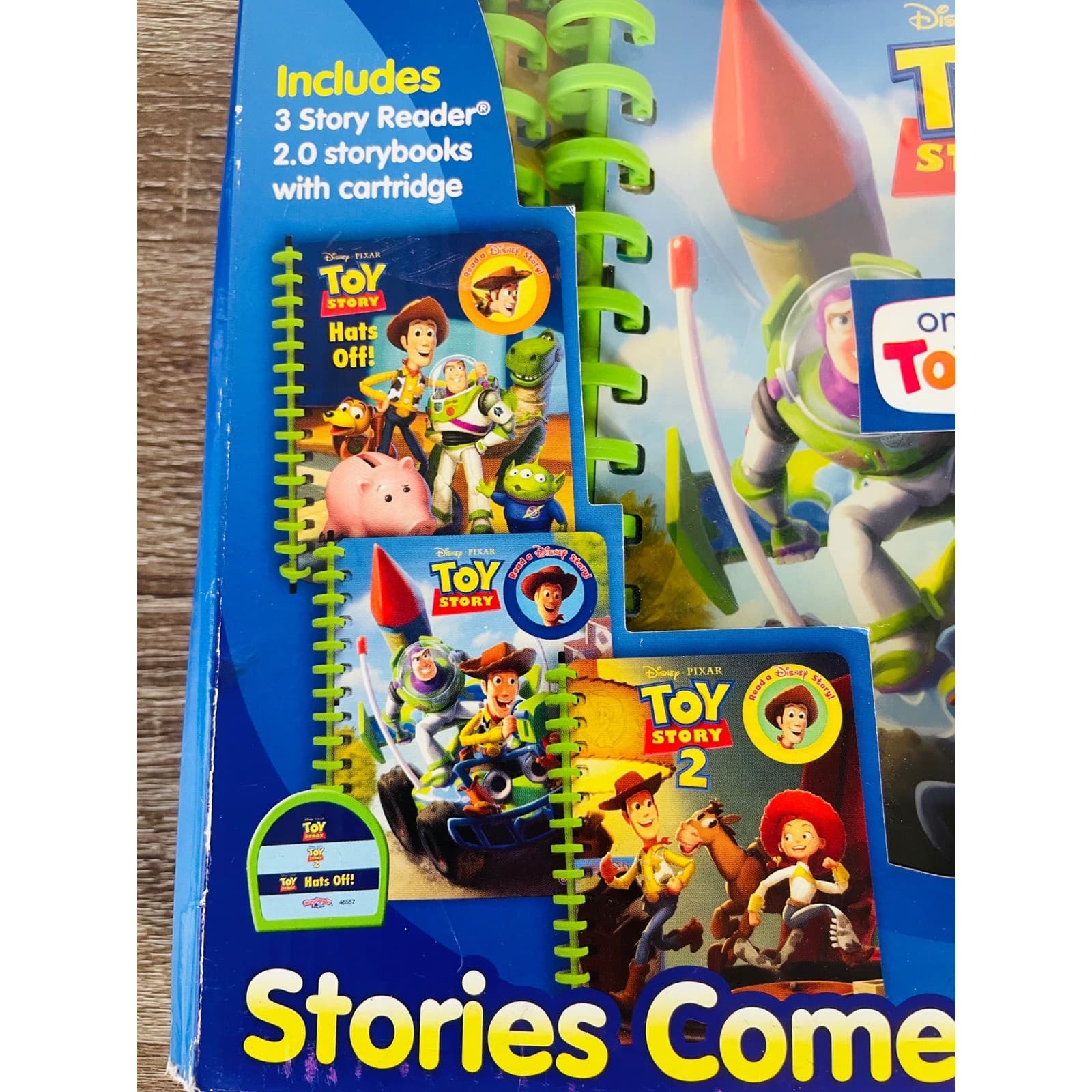 Disney Pixar Toy Story Reader 2.0 3 Book Library Cartridge Toys R Us Exclusive - Thumbnail 2