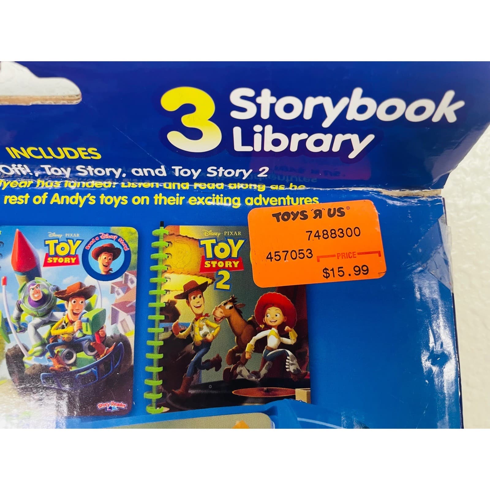 Disney Pixar Toy Story Reader 2.0 3 Book Library Cartridge Toys R Us Exclusive - Thumbnail 8