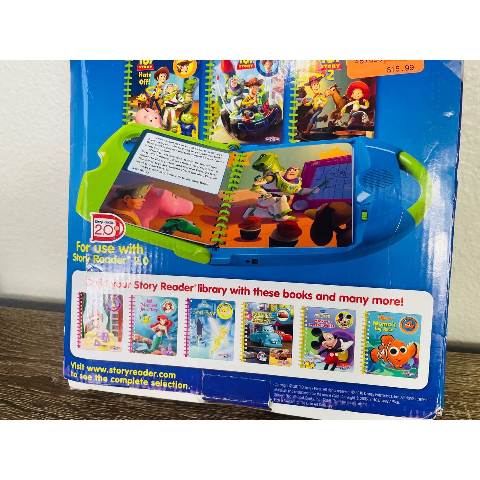 Disney Pixar Toy Story Reader 2.0 3 Book Library Cartridge Toys R Us Exclusive - Thumbnail 10